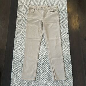 Faherty Stretch Terry 5-Pocket Pant, Stone, 33
